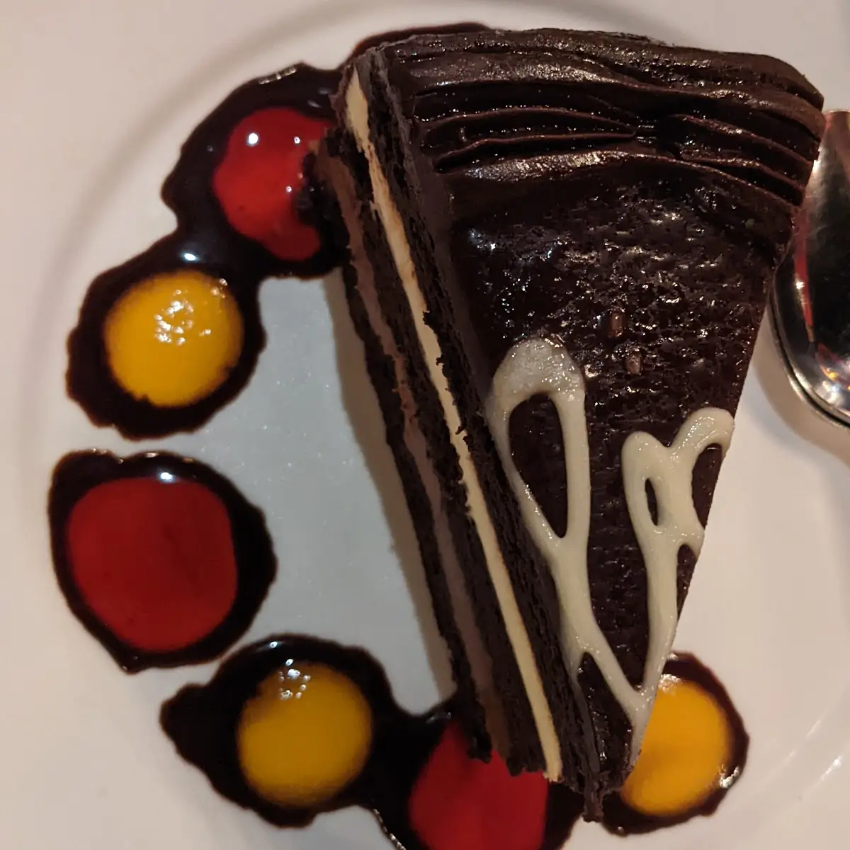 Chocolate Cheesecake Slice