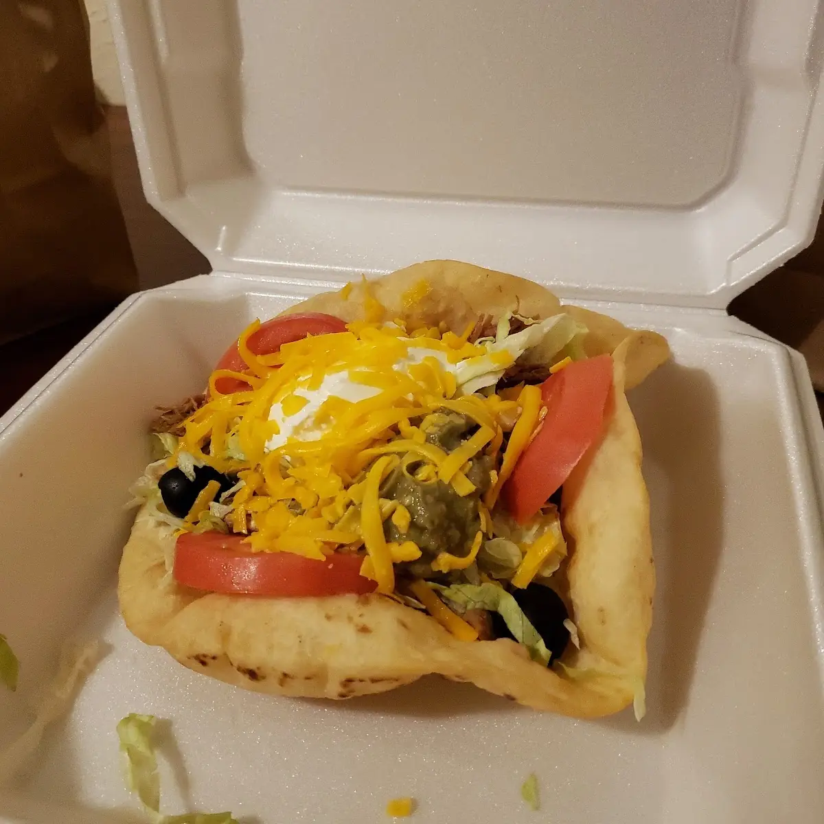 Shredded Beef Taco Salad