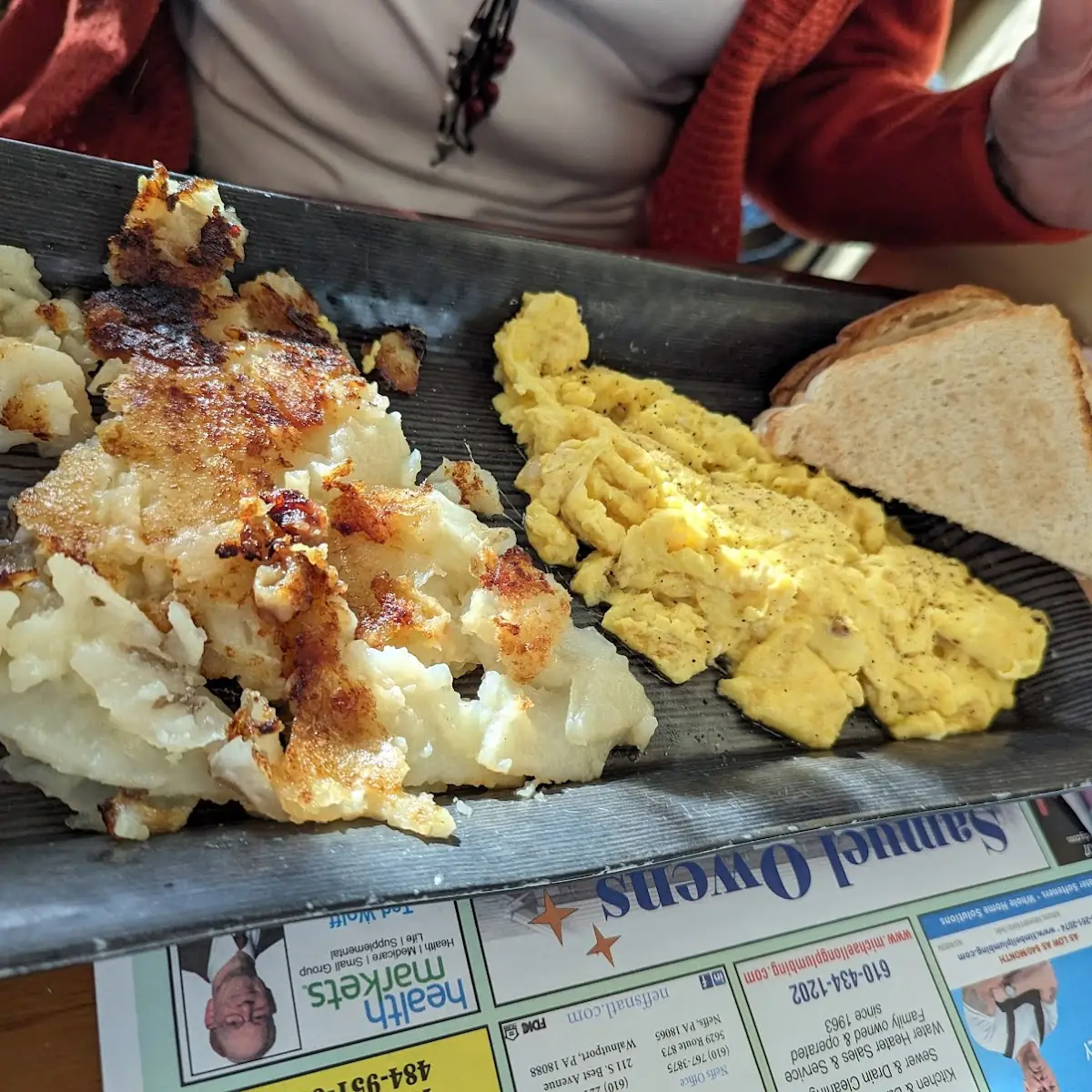 Scrambled Eggs and Toast