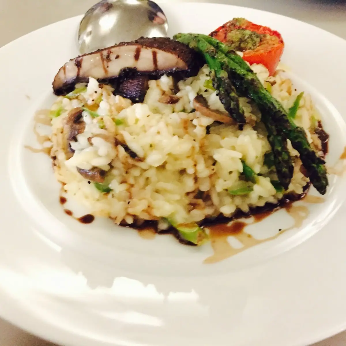 Wild Mushroom Cauliflower Risotto