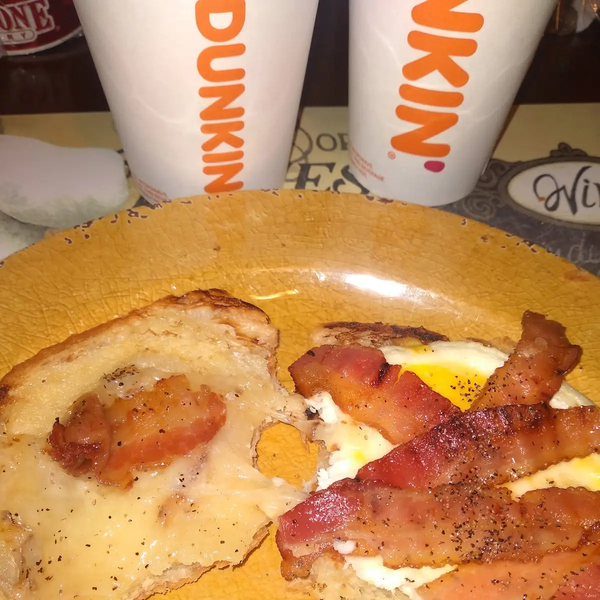 Sweet Maple Bacon Egg with Cheese Croissant