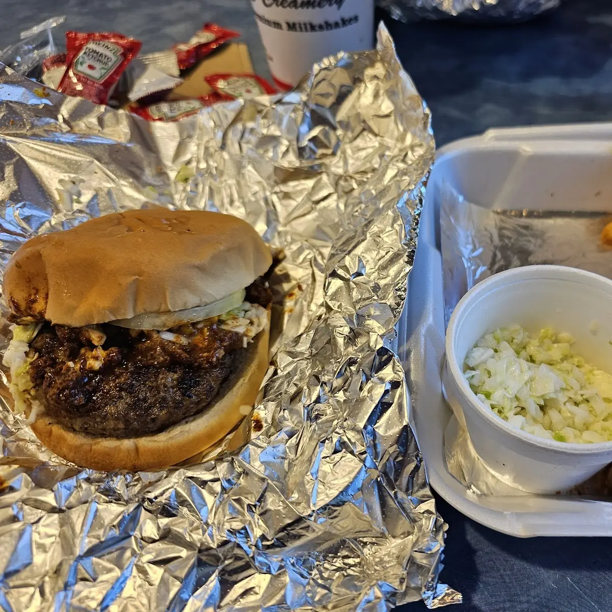 Cook Out Burger and Fries
