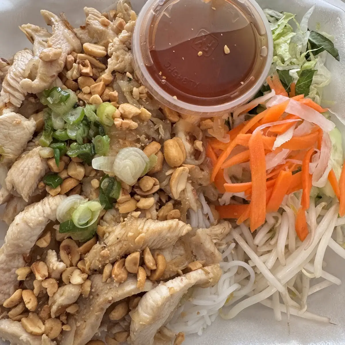 Stir-Fried Chicken Bún GÀ Xào