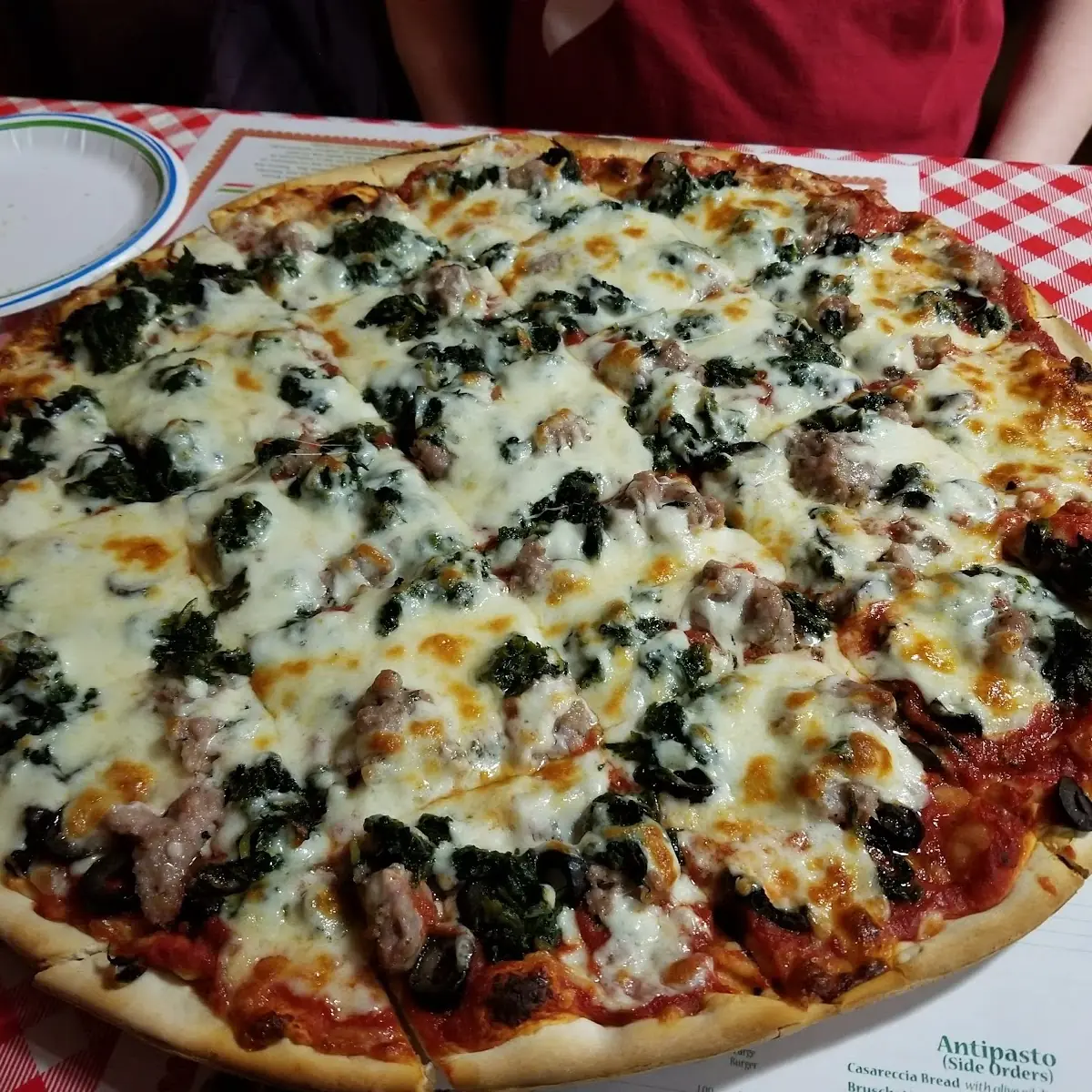 Spinach Pizza Margherita