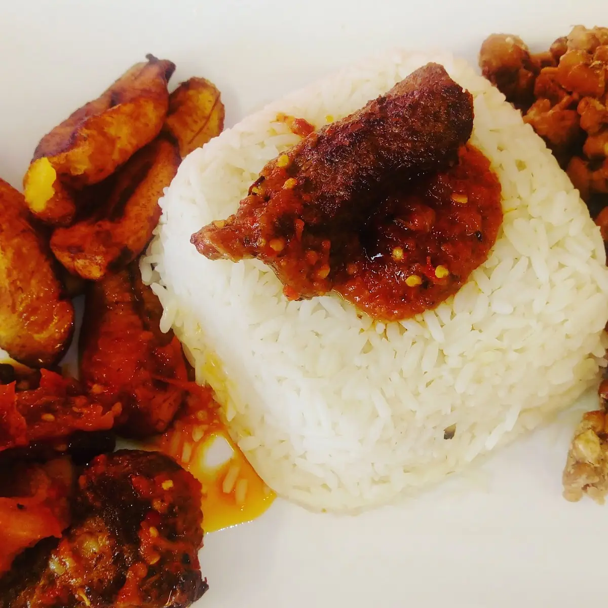 White Rice & Stew
