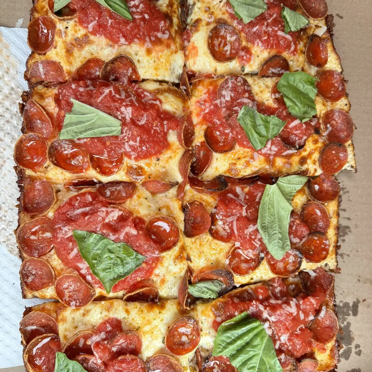 Highlights, 75 Pies - Detroit Style Pizza