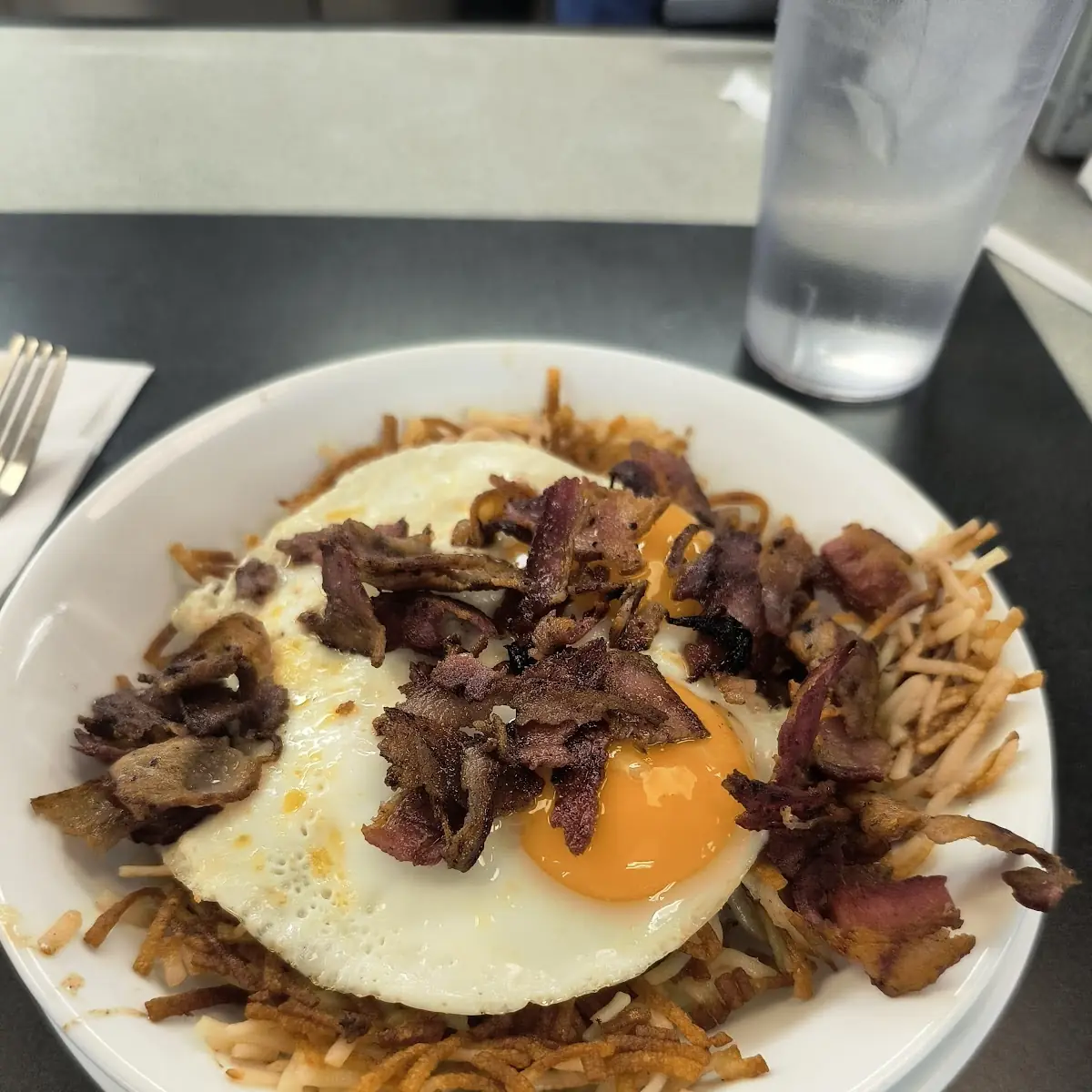 Bacon Egg and Cheese Hash Browns