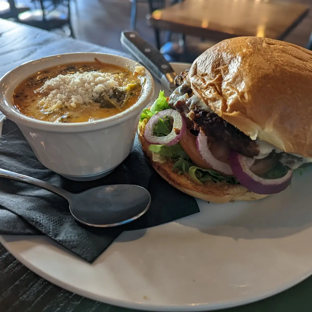 Black Bean Chipotle Burger