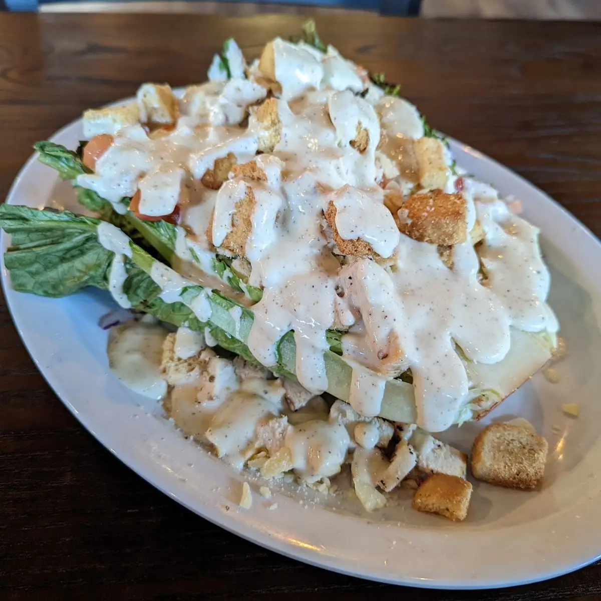 Grilled Caesar Salad