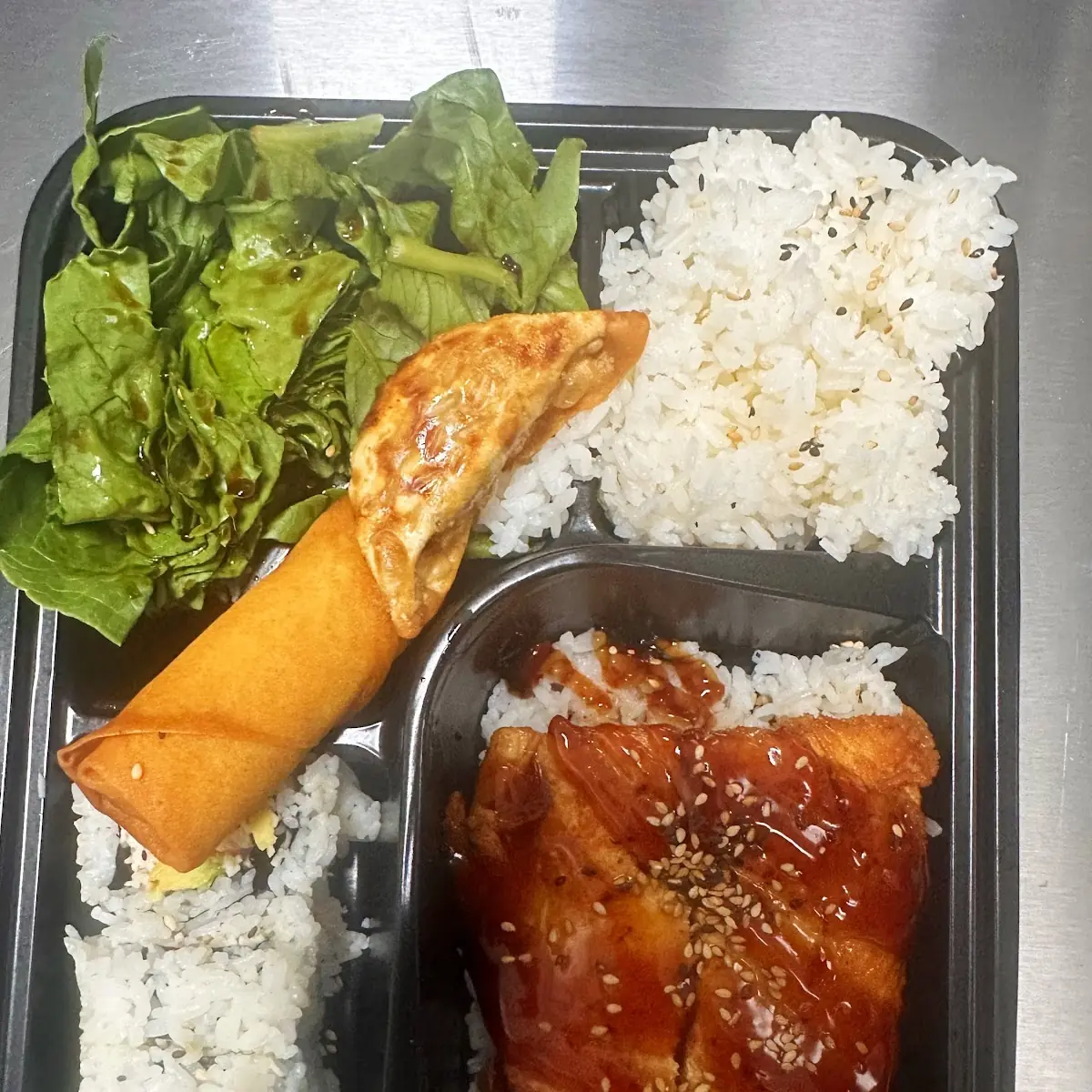 Bento Box Salmon Teriyaki