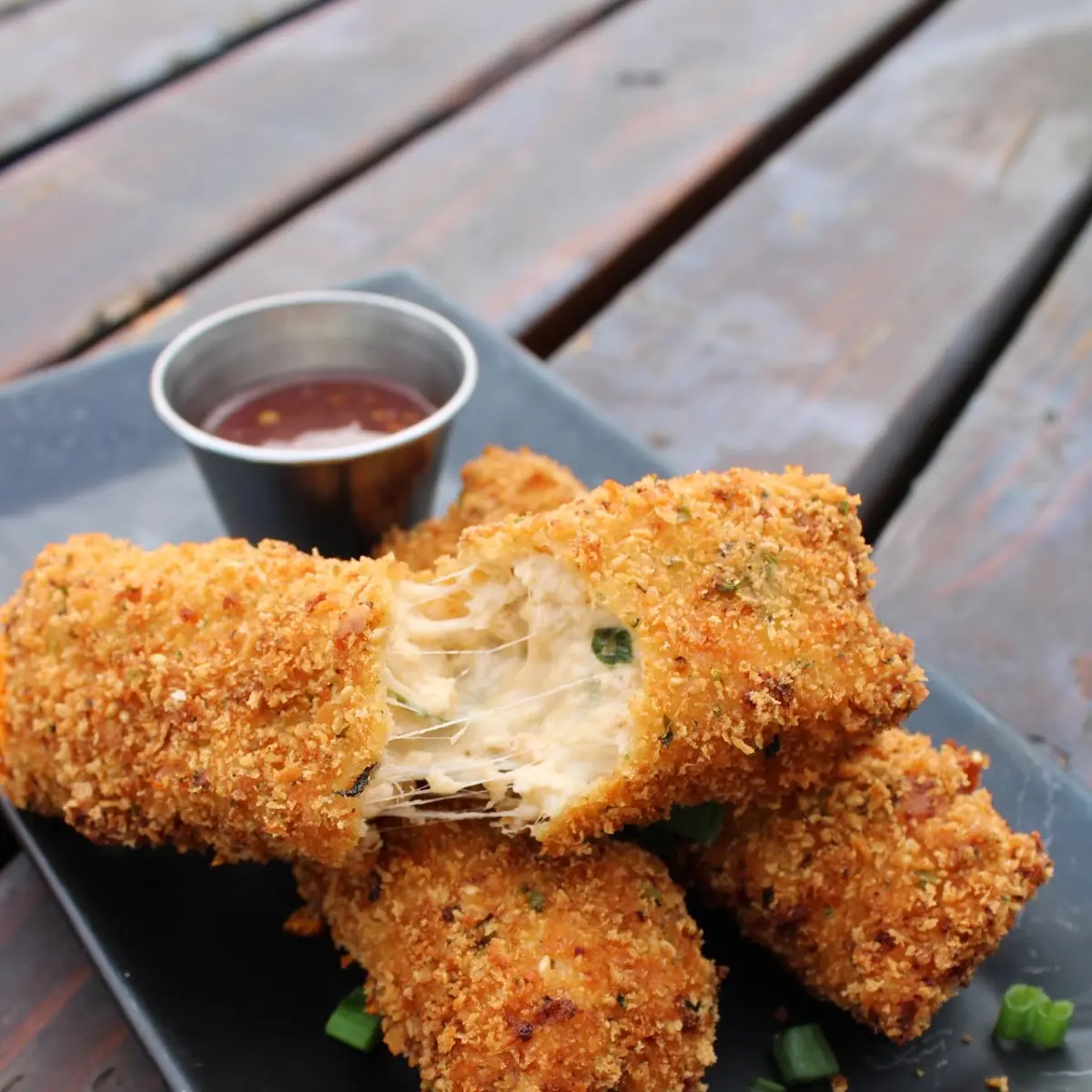 Crab Rangoon Mozzarella Sticks