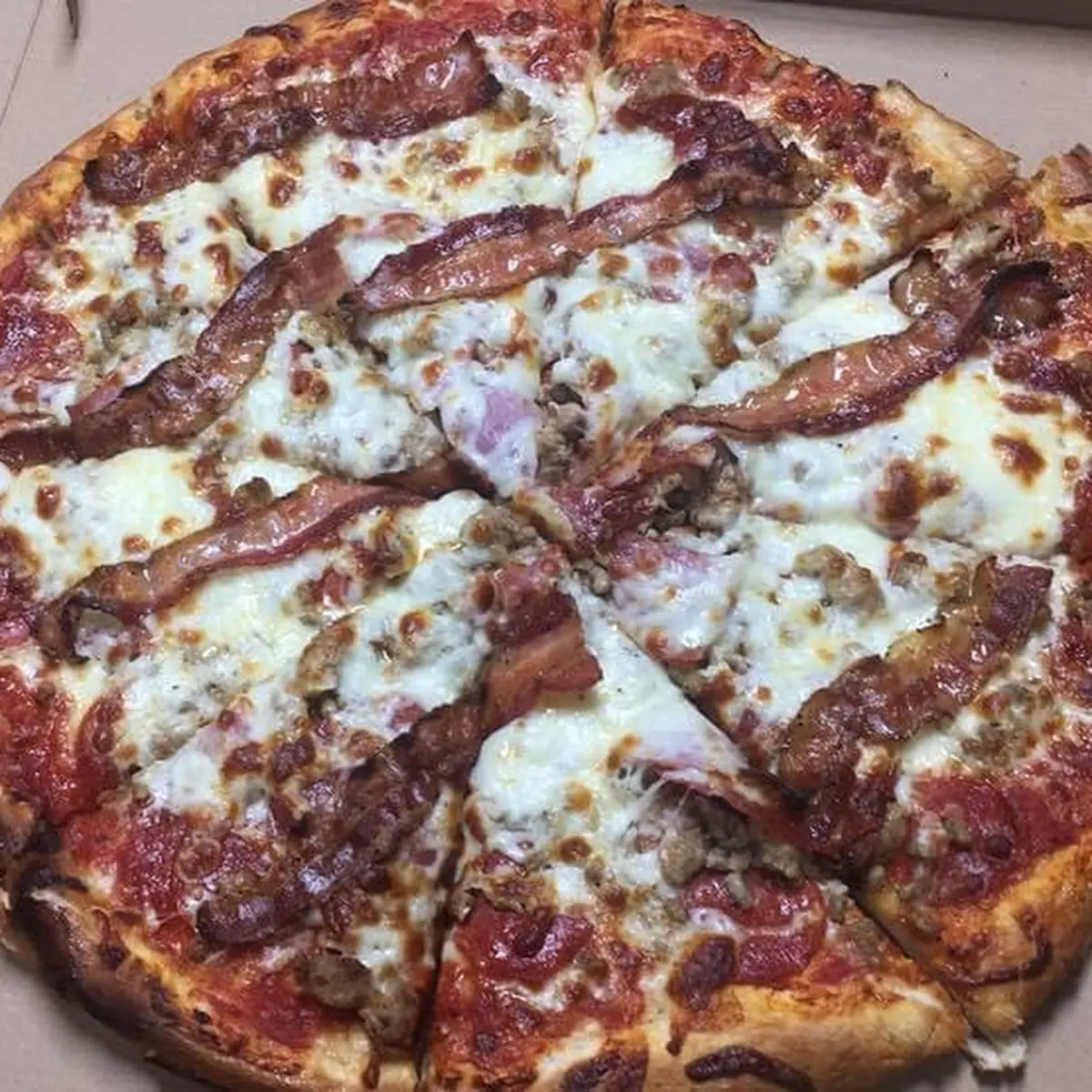 Just Meat Pizza