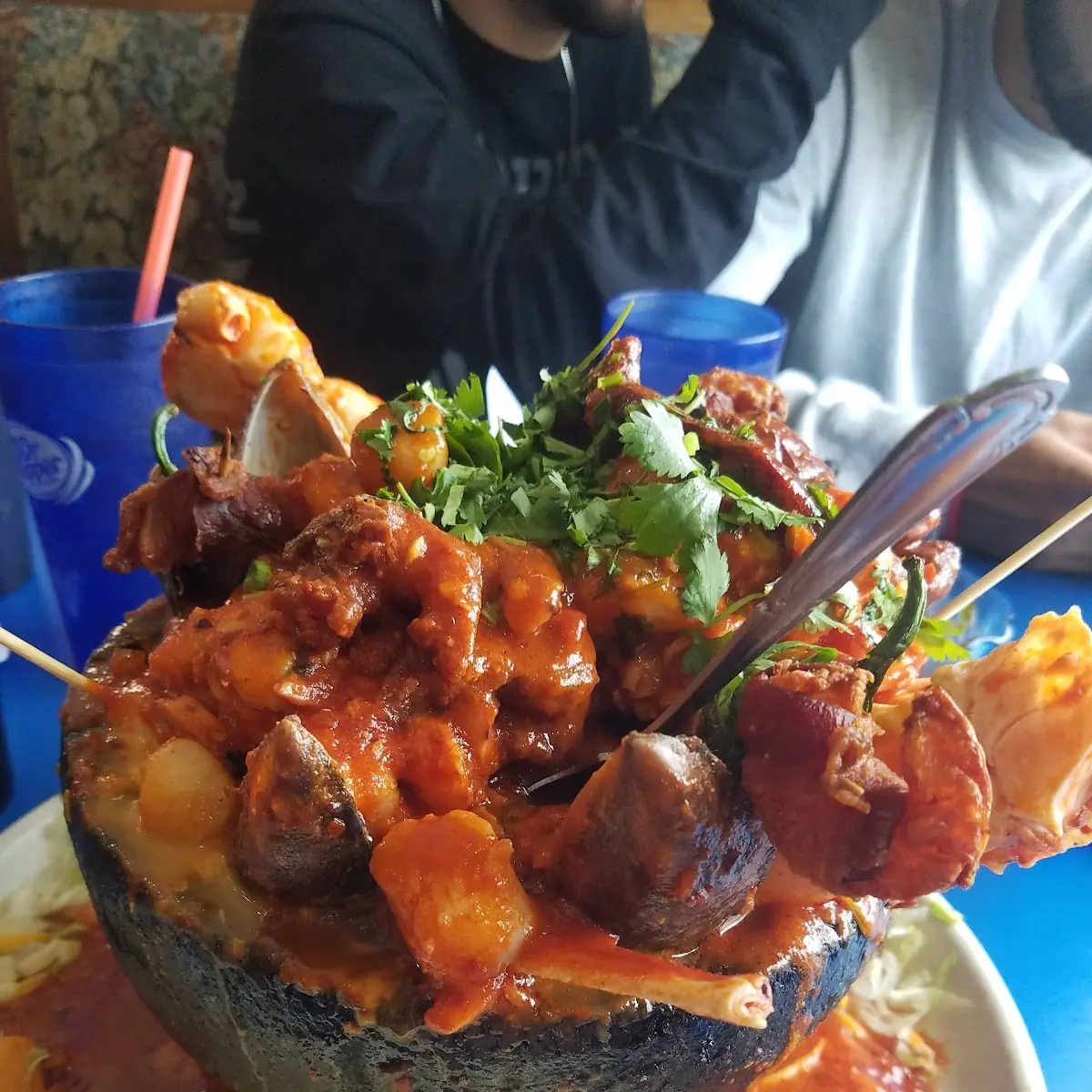 Seafood Molcajete