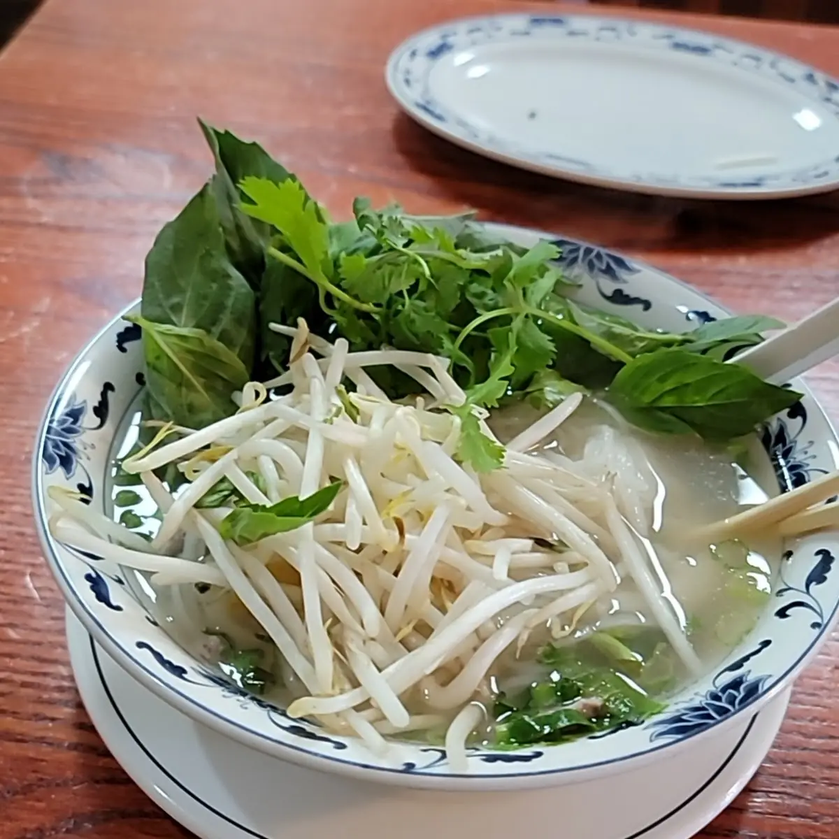 Beef Pho Noodle Soup Lunch