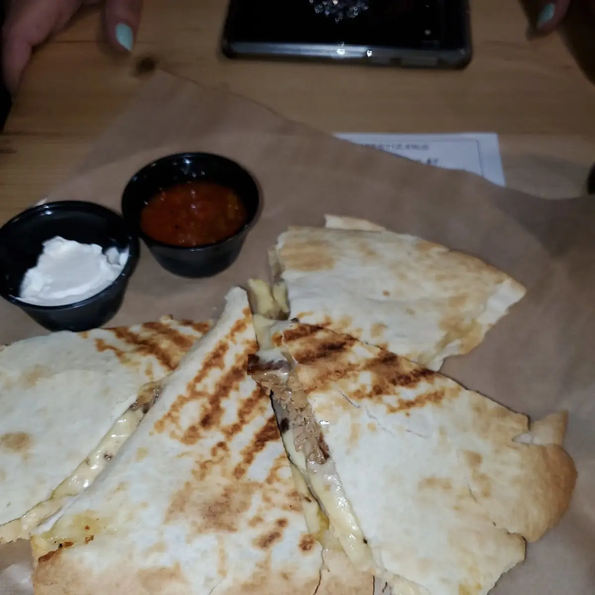 Cheese Quesadillas with Pulled Pork