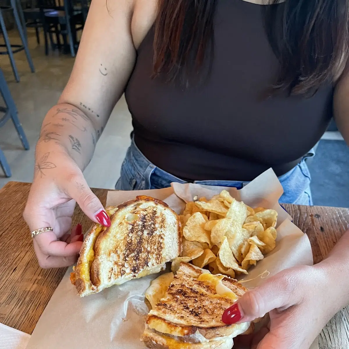 Four Cheese Grilled Cheese