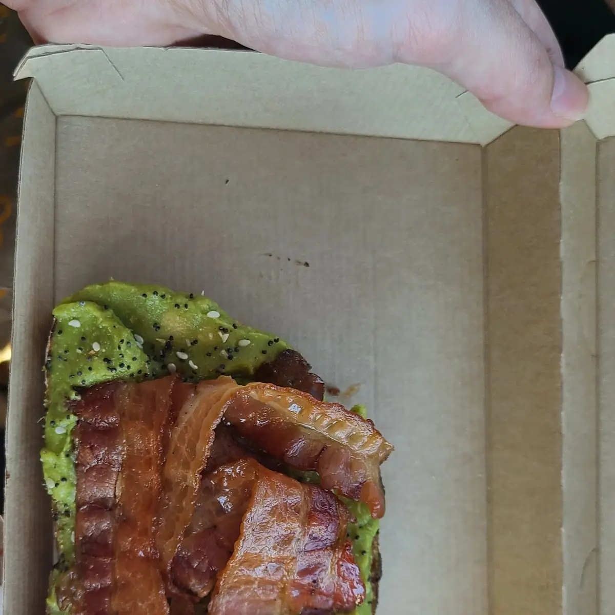 Bacon-Topped Avocado Toast