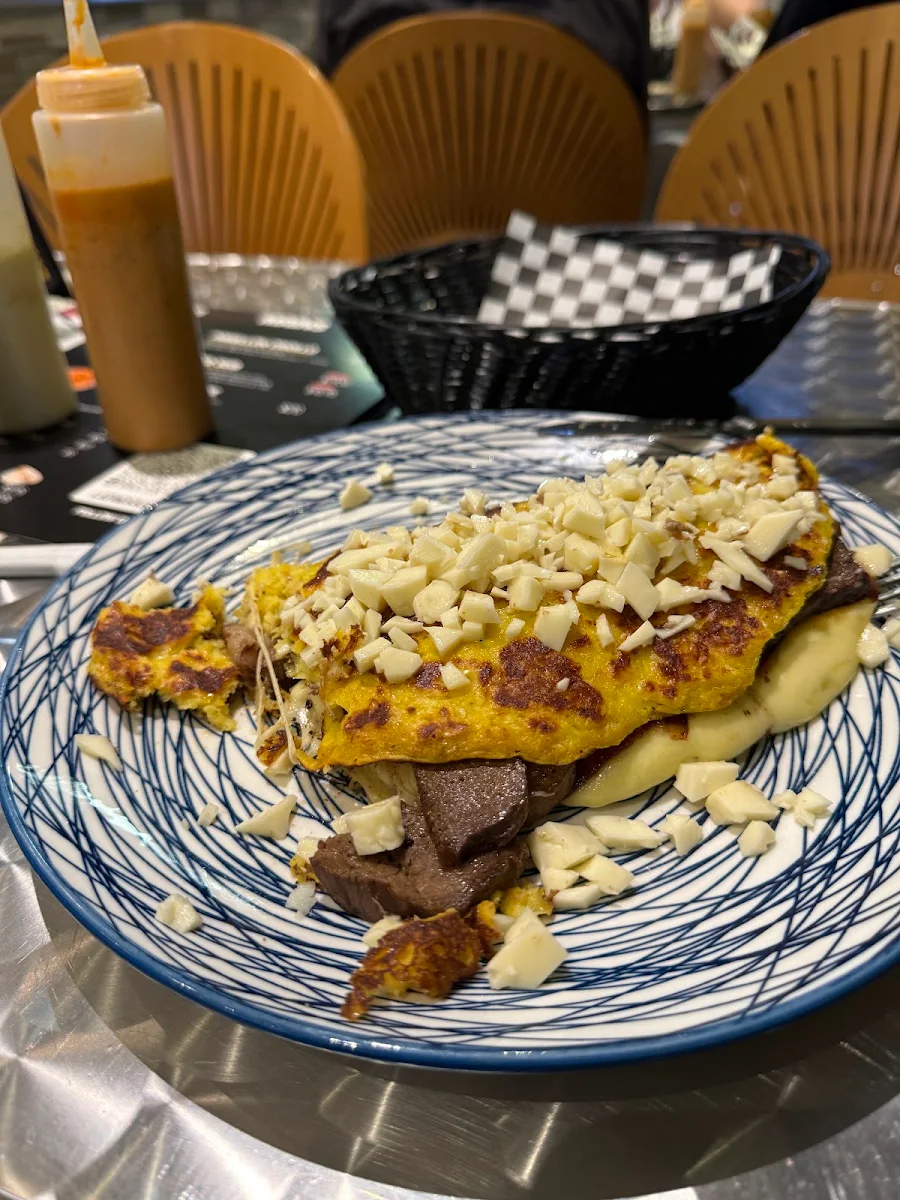 Cachapa with Grilled Cheese