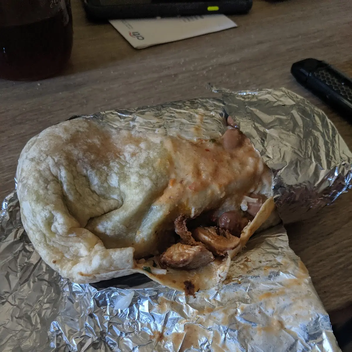 Chipotle Honey Chicken Burrito