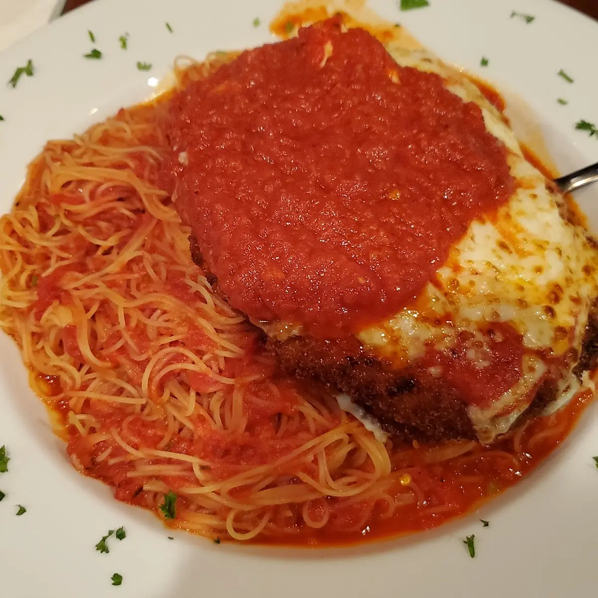 Chicken Parmesan Dinner