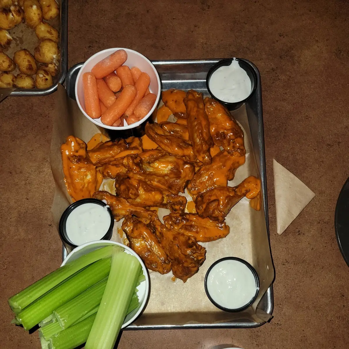 Garlic Parm & Medium Buffalo Boneless Wings