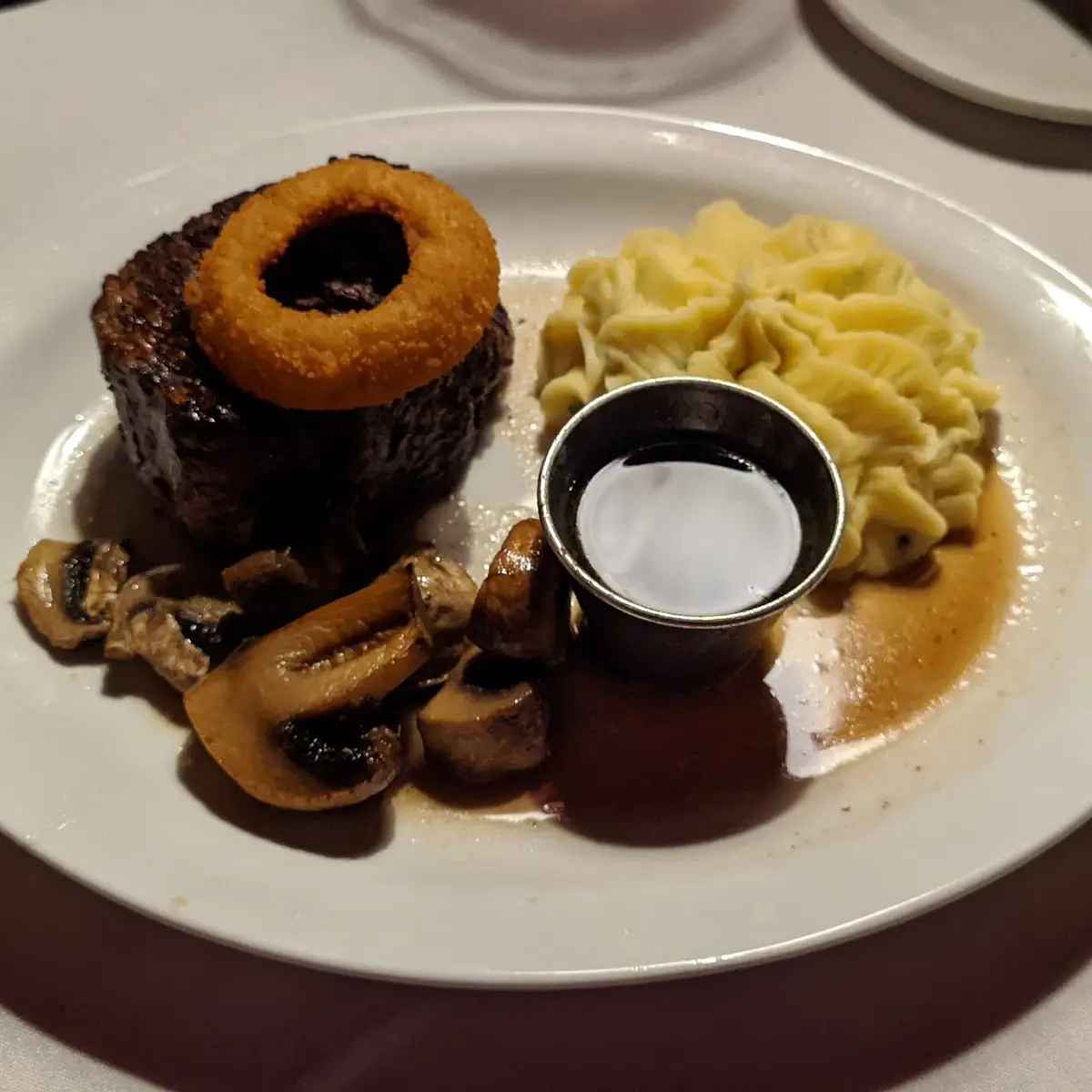 Filet Mignon with Rigatoni