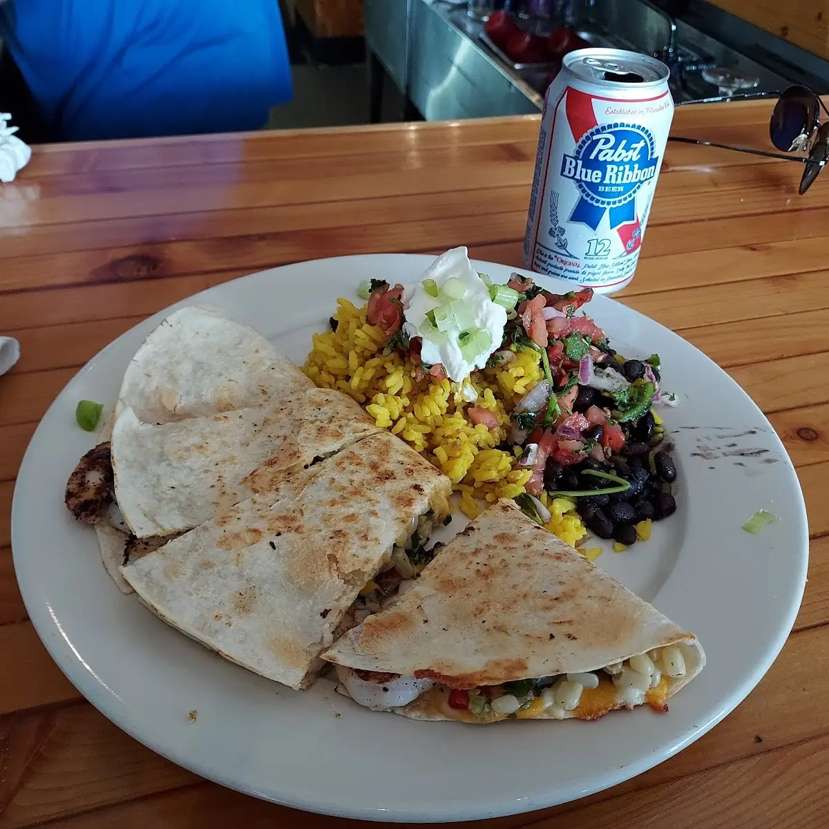 Blackened Shrimp Quesadilla