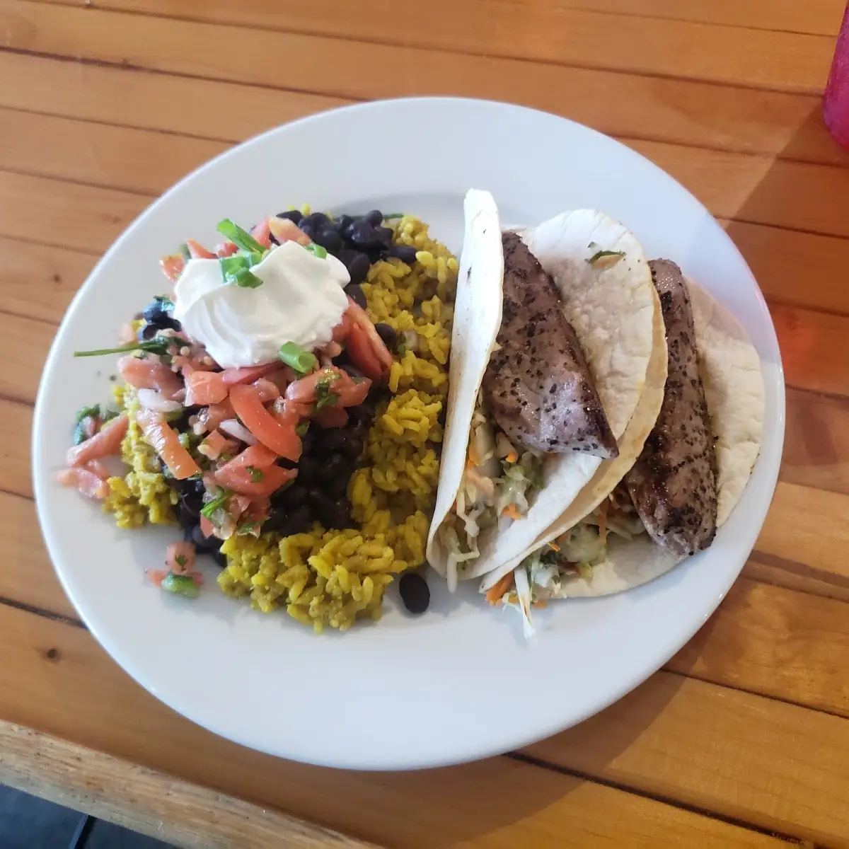 Pepper Seared Tuna Tacos