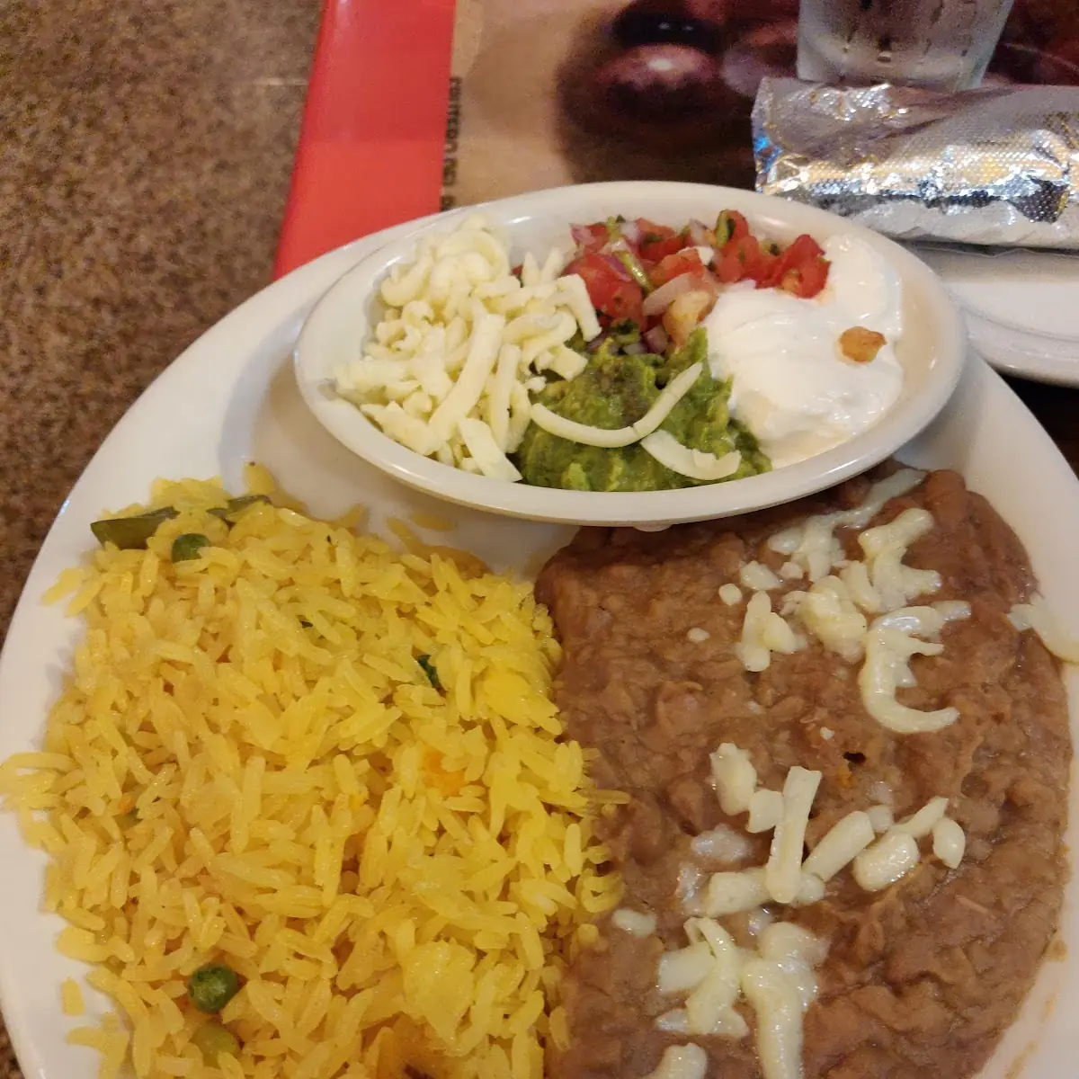 Mexican Rice and Refried Beans