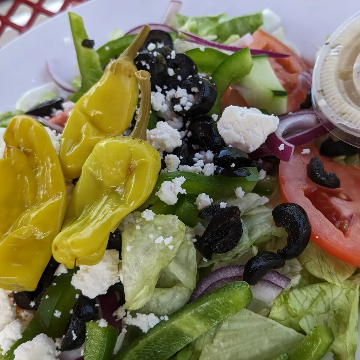 Greek Salad with Chicken