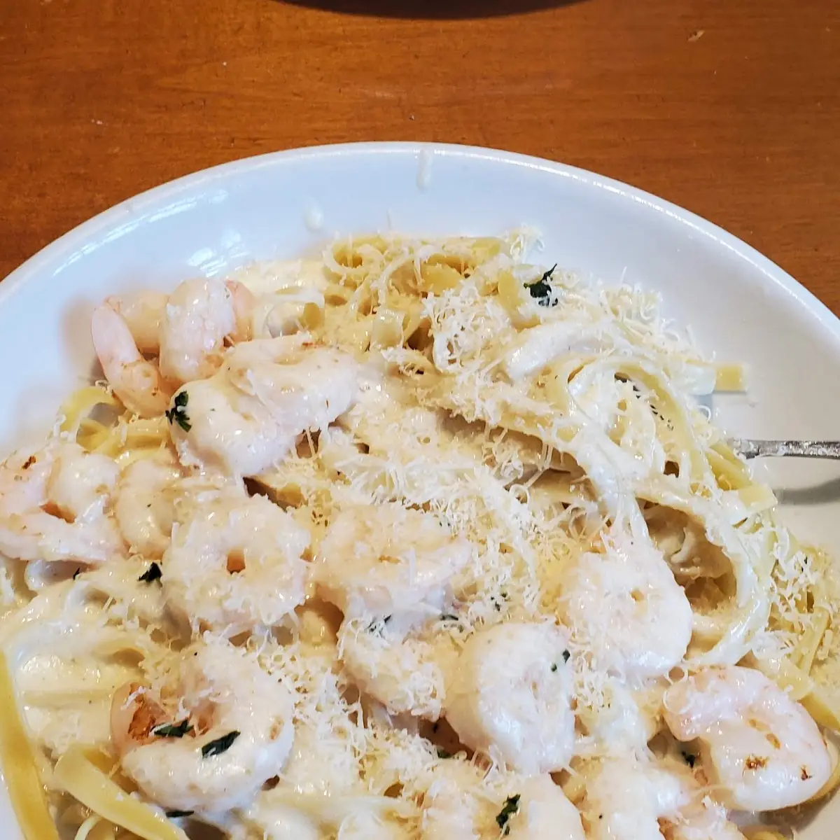Chicken & Shrimp Carbonara
