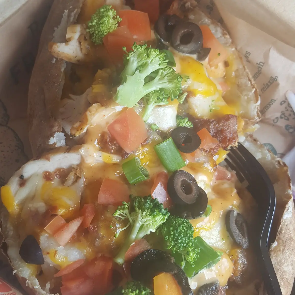 Chipotle Chicken Baked Potato
