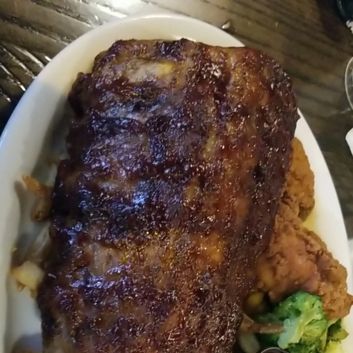 BBQ Ribs-Fried Shrimp-With Fries