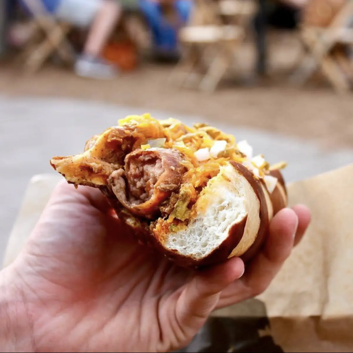 Pulled Pork Pretzel PO' Boy
