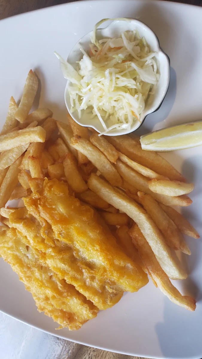 Batter Cod and Chips, Halibut 'N' Malt Fish & Chips