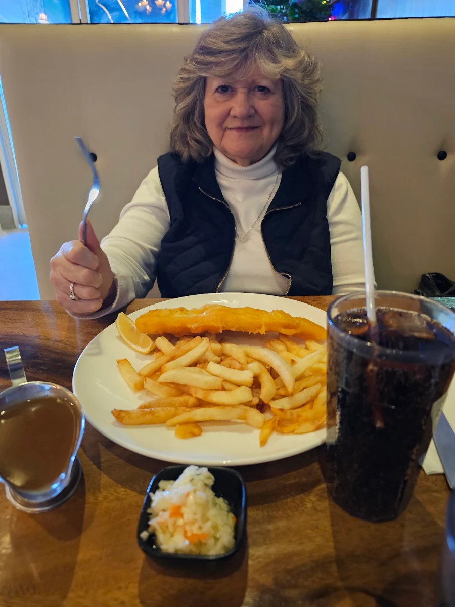 Chips &Coleslaw, Halibut 'N' Malt Fish & Chips