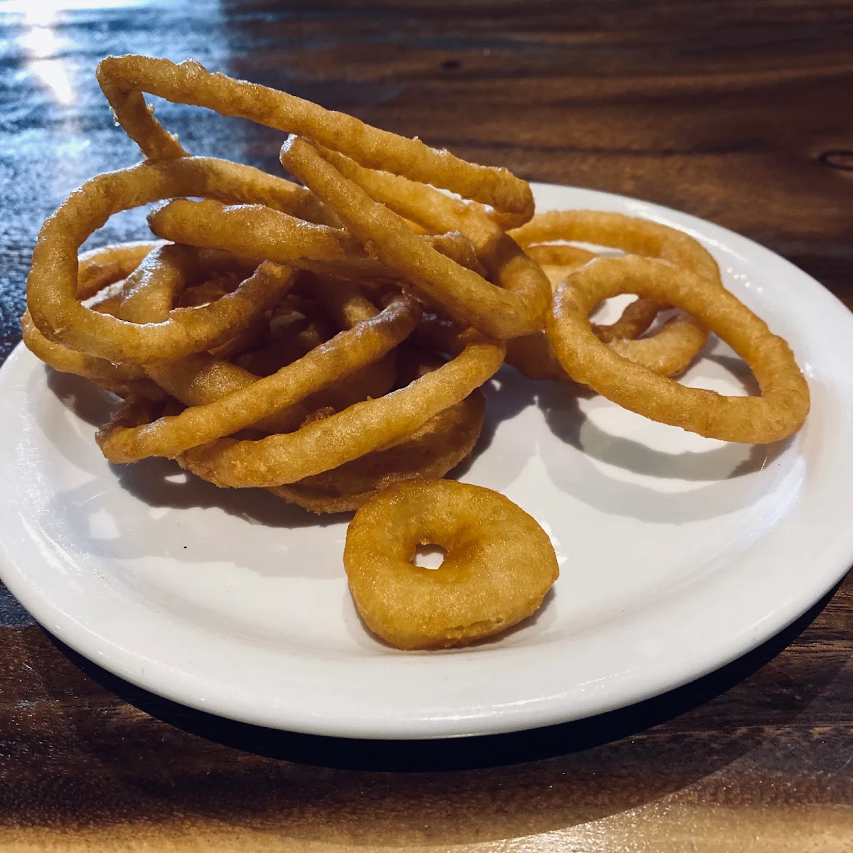 Onion Rings, Halibut 'N' Malt Fish & Chips