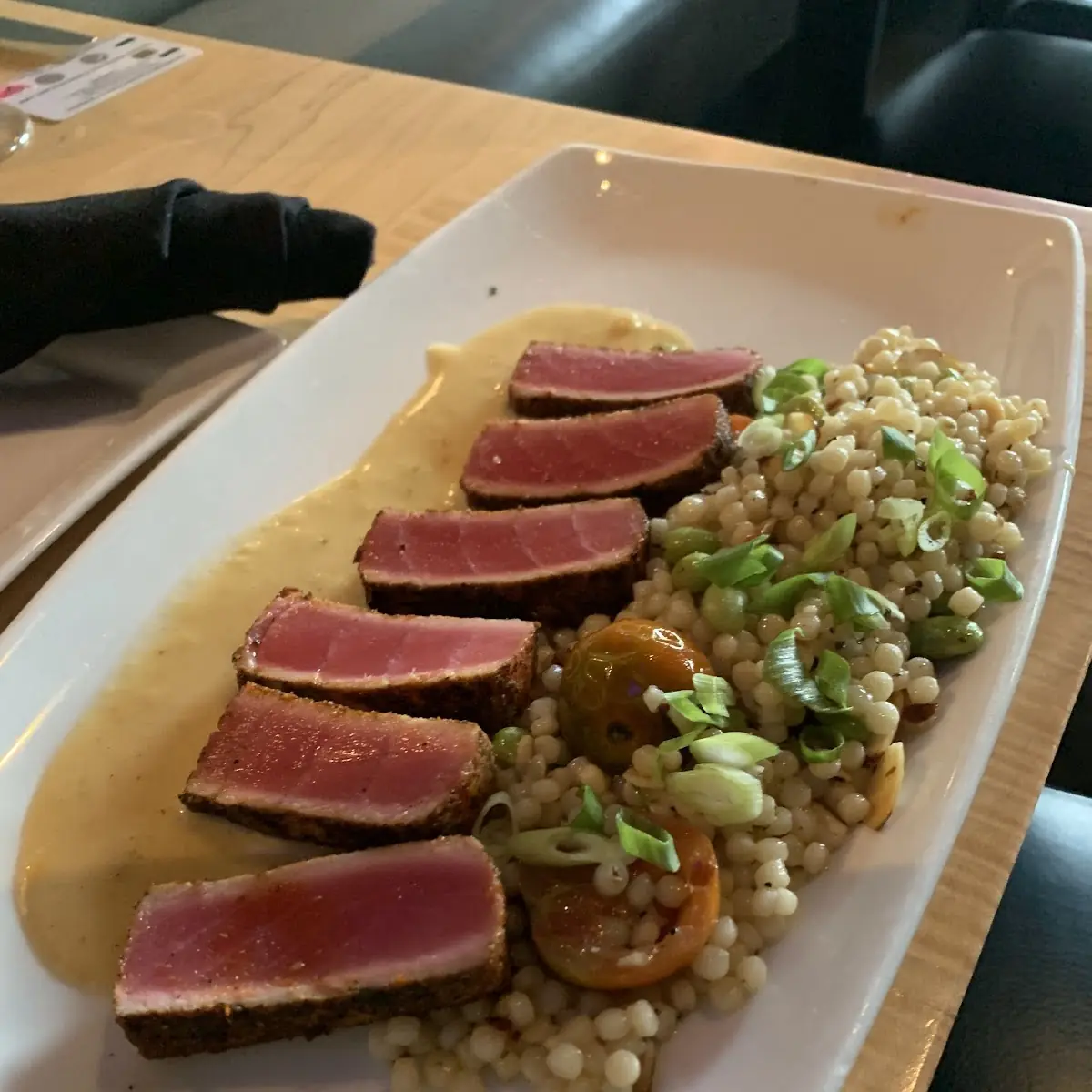 Ahi Tuna with Couscous