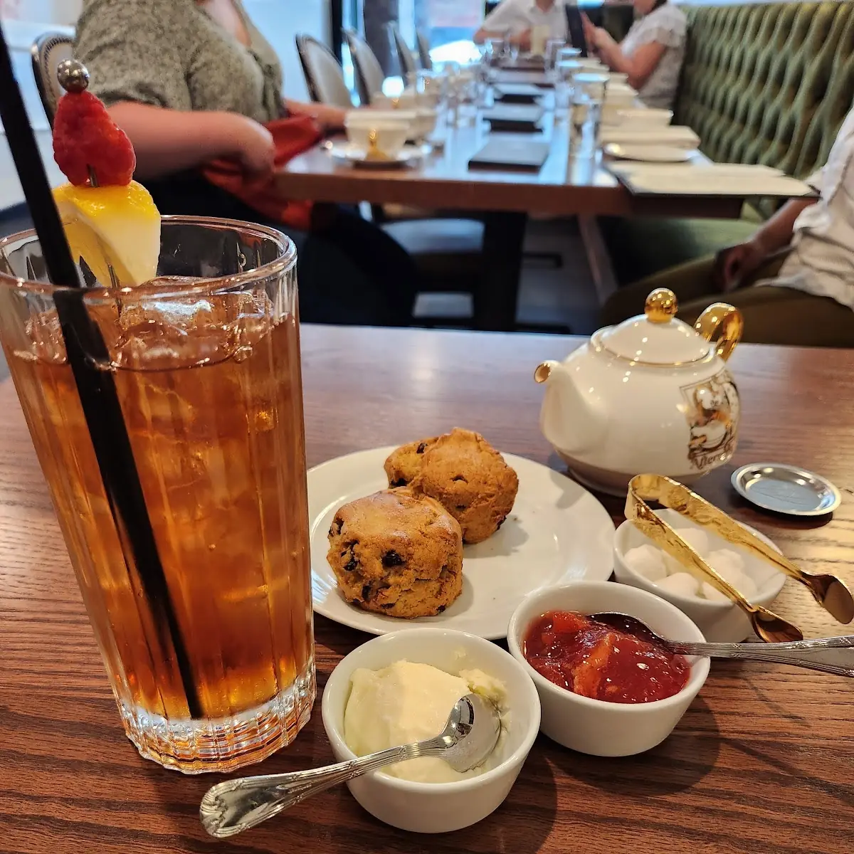 Scone with Strawberry Jam