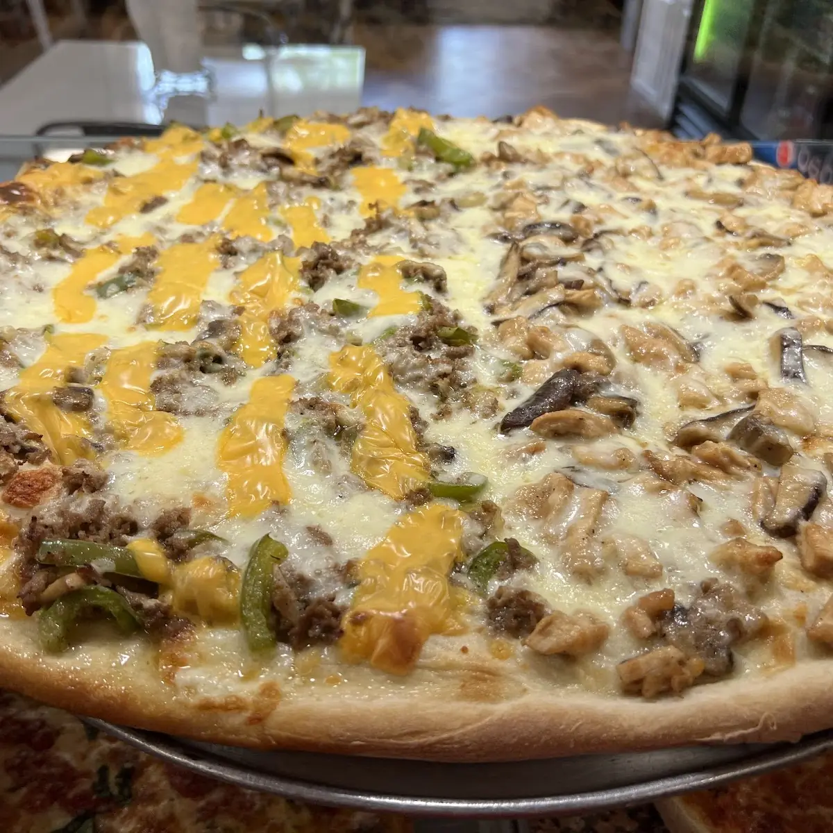 Philly Cheesesteak Pizza