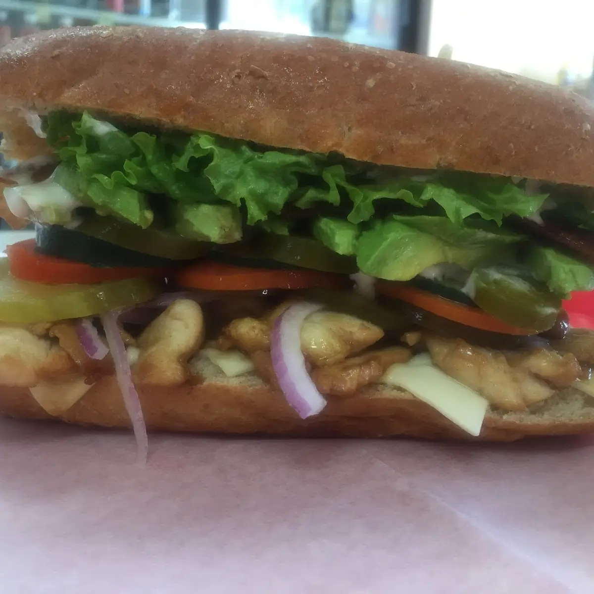 Chicken Bacon Avocado Sandwich