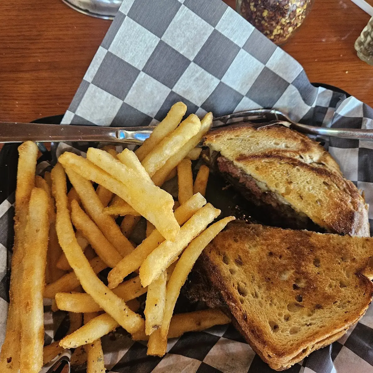 Patty Melt Burger Combo