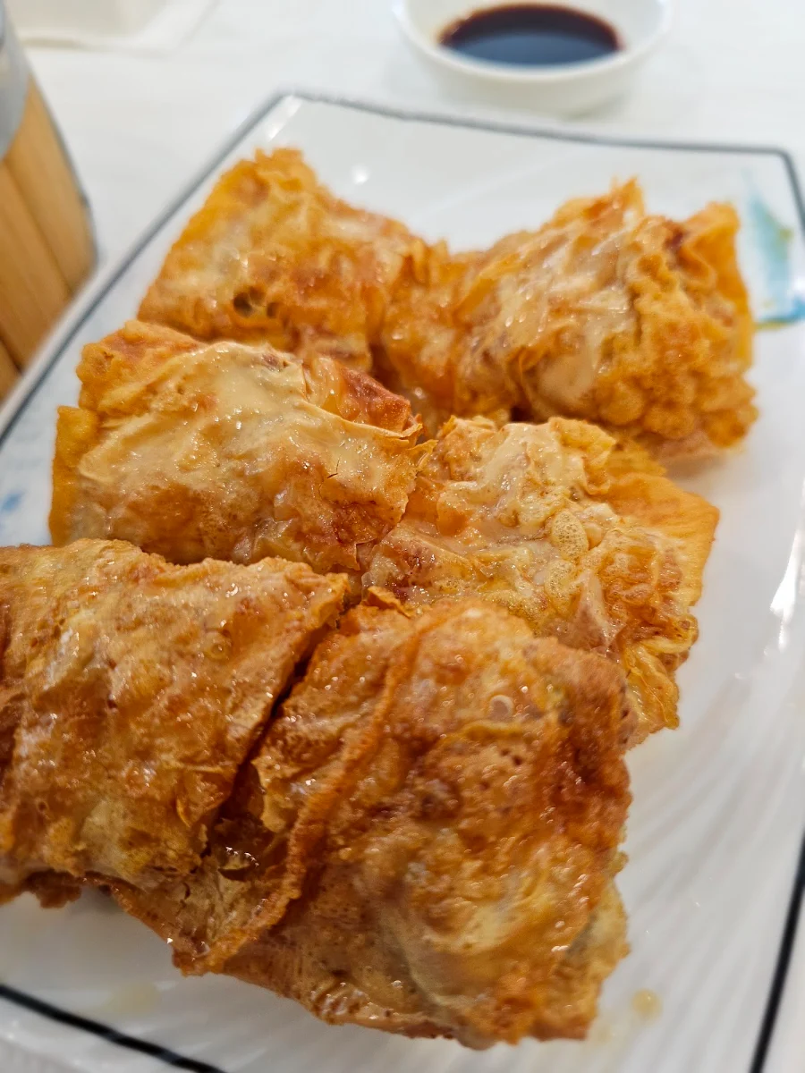 Fried Bean Curd with Shrimp