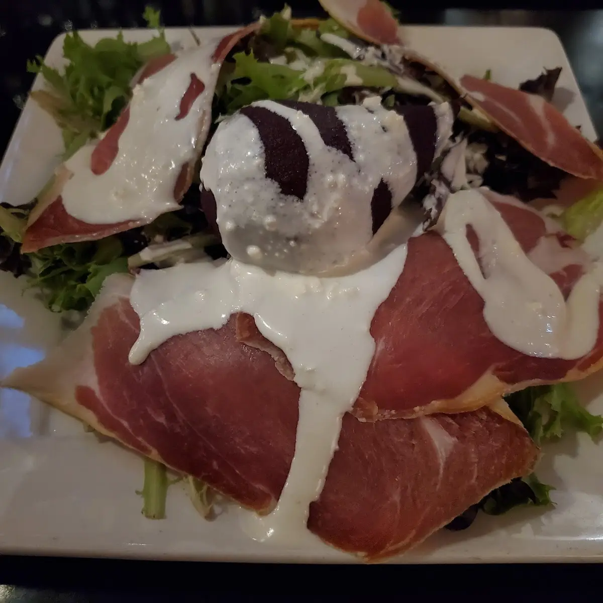 Poached Pear Salad