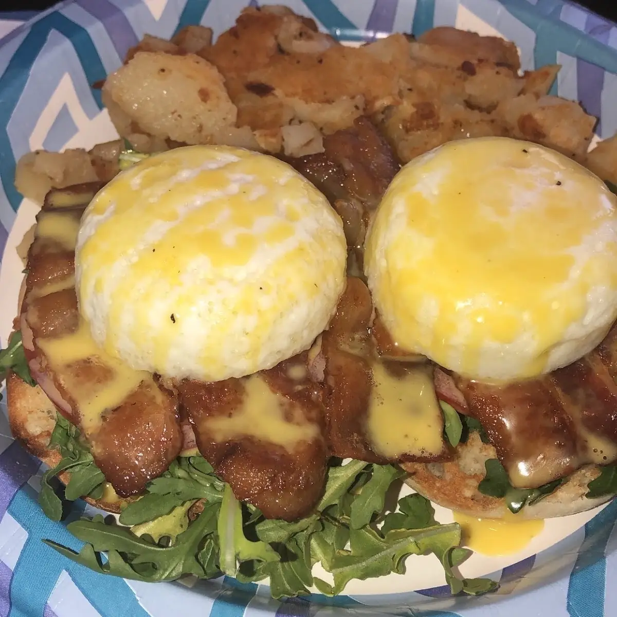 Poached Egg on English Muffin
