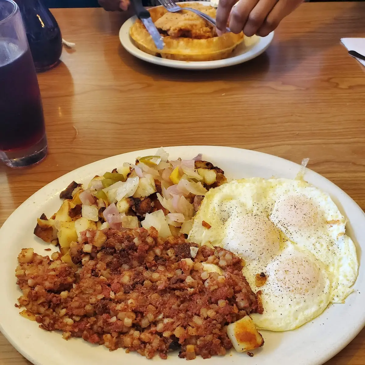 Corned Beef Hash & Eggs