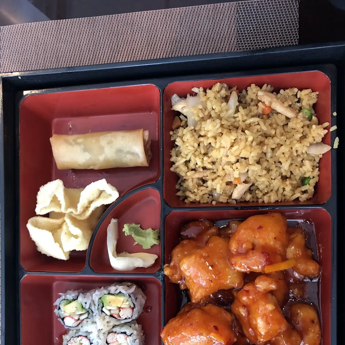 Orange Chicken Bento Box