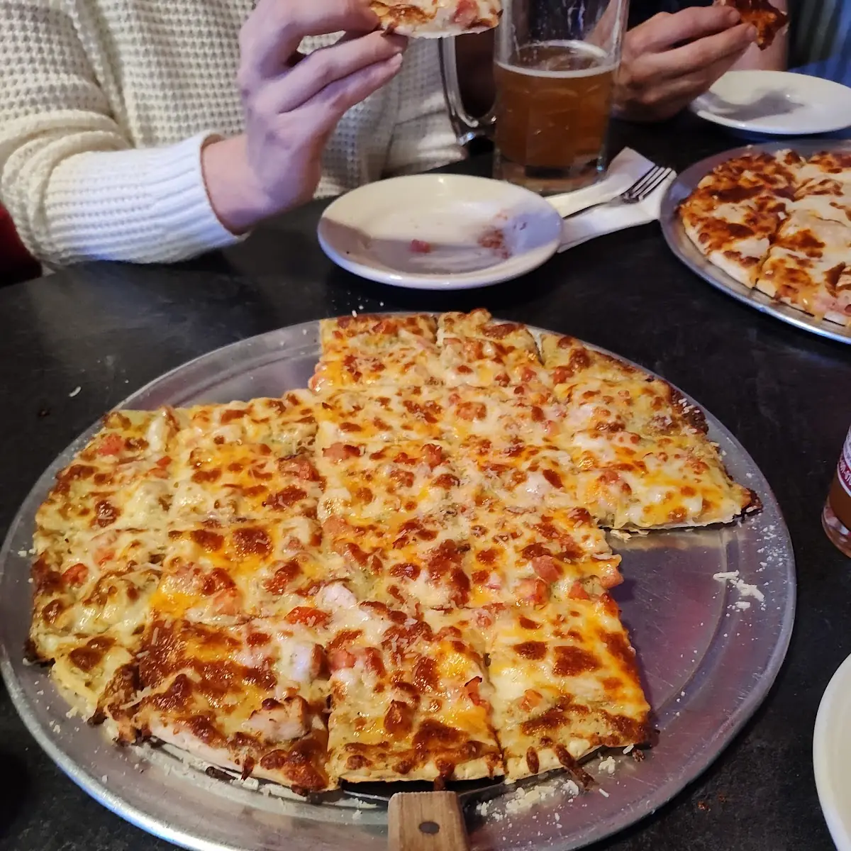 Alfredo Chicken Pizza