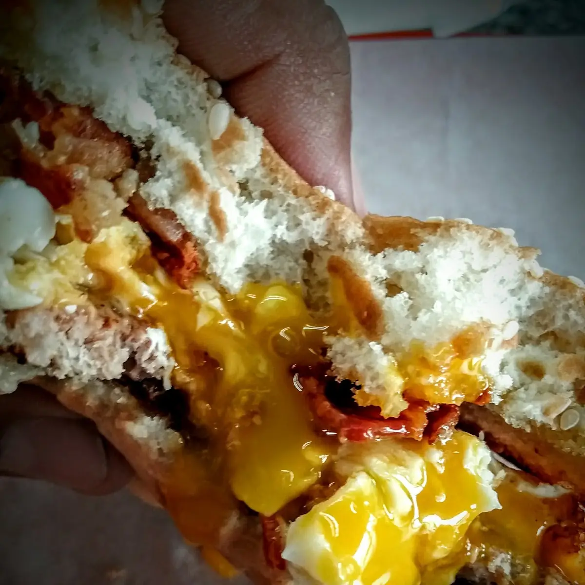 Bacon Egg and Cheeseburger