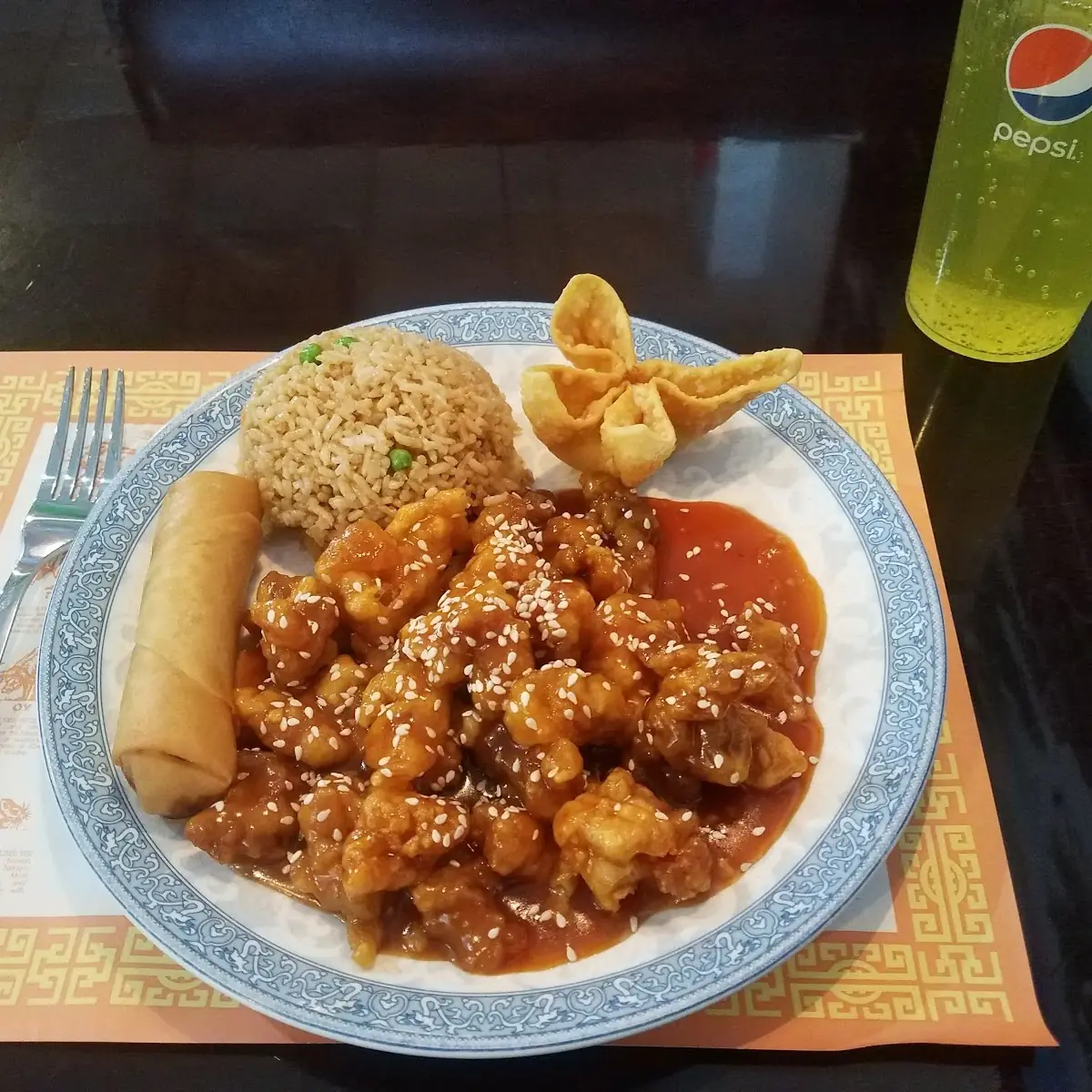 Sesame Chicken Lunch